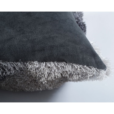 Mateos Gray Diamond Pillow