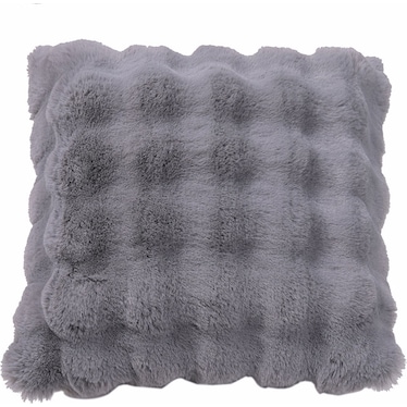 Valencia Gray Bubbles Pillow