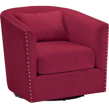 Stanton Swivel Chair Red