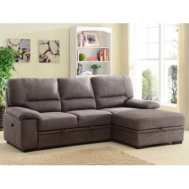 Sybil Mushroom Sleeper Sectional