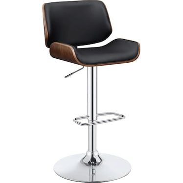 Taylor Black Adjustable Bar Stool