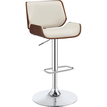 Taylor Cream Adjustable Bar Stool