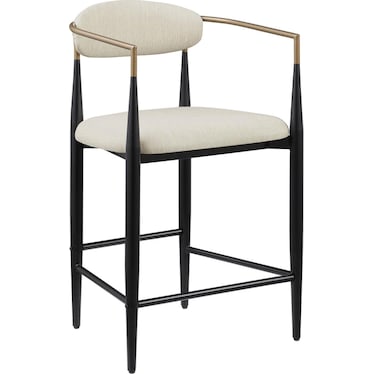 Tobias Beige 25" Counter Stool