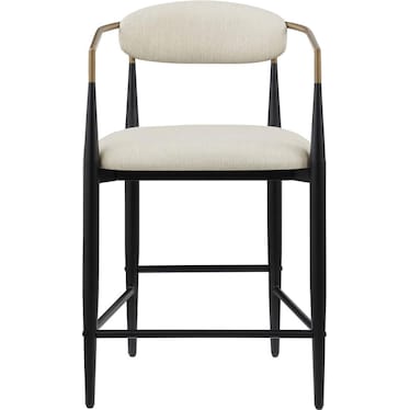 Tobias Beige 25" Counter Stool