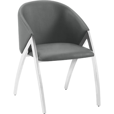 Tomasso Dark Gray Side Chair