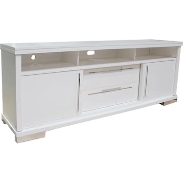 Tucson White 80" TV Stand