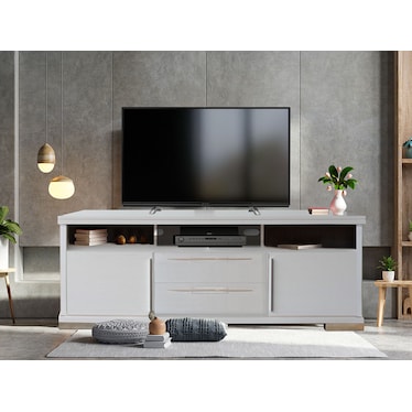 Tucson White 80" TV Stand