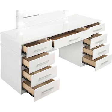 Sabine LED Vanity Table & Stool