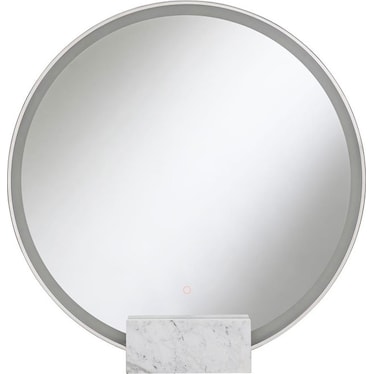 Solene Chrome Round LED Vanity Mirror