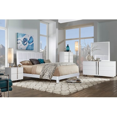 Venezia White Twin 4 Pcs Set