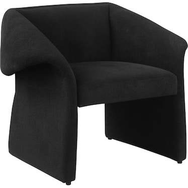 Vernon Black Accent Chair