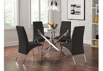 vivienne dining sets blk pcs  