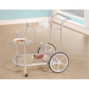 Wheeled Bar Cart