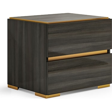 Yvette Gray Nightstand