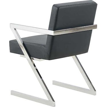 Zander Black Arm Chair