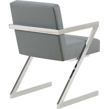 Zander Dark Gray Arm Chair