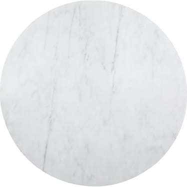 Zarela Marble Top Round 50" Dining Table