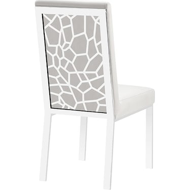 Zeeland Silver Velvet Side Chair